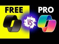 Video thumbnail for Microsoft Copilot: Free vs Pro - Which is Right for You?