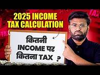 Video thumbnail for Income Tax Calculation FY 2024-25 | How to Save Maximum Tax | Income Tax Slab 2024-25