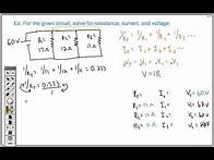 Video thumbnail for How to Solve a Parallel Circuit (Easy)