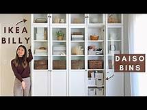 Video thumbnail for IKEA BILLY Bookcase UPGRADE | Craft Supply Organization Ideas!