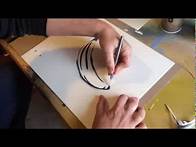Video thumbnail for How to cut a stencil (simple two layer stencil)