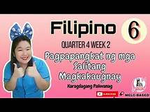Video thumbnail for Filipino 6 quarter 4 Week 2 - Pagpapangkat ng mga Salitang Magkaugnay (Karagdagang Paliwanag)