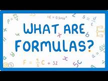 Video thumbnail for GCSE Maths - What Are Formulas, And How Do I Use Them?