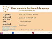Video thumbnail for GCSE Spanish Speaking Exam, General Conversation. 3 questions and answers. Top marks AQA EDEXCEL 9-1