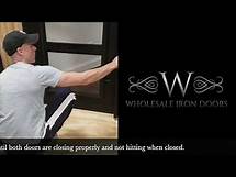 Video thumbnail for Wholesale Iron Doors - PART TWO: How To Install Wrought Iron Doors