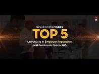 Video thumbnail for QS Asia University Rankings 2025 - Chandigarh University