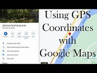 Video thumbnail for Using GPS Coordinates with Google Maps (PC and Mobile Device)