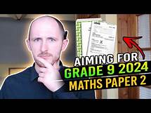 Video thumbnail for GCSE Maths AIMING FOR A GRADE 9 2024 Paper 2 FULL WALKTHROUGH