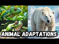 Video thumbnail for Animal Adaptations for Kids | How Adaptation In Animals Work? | Learn All About Animals Adaptation