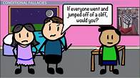Video thumbnail for Common Fallacies | Definition, Types & Examples