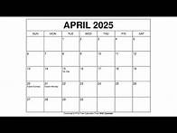 Video thumbnail for Free Printable April 2025 Calendar Templates With Holidays - Wiki Calendar