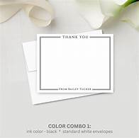 Video thumbnail for Personalized Thank You Note Cards With Envelopes, Elegant Wedding Thank You Card, Professional Flat Stationery Set of Thank You for Business - Etsy