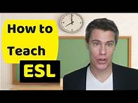 Video thumbnail for How to teach an ESL class (English as a Second Language)