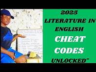 Video thumbnail for ASSURED "A" IN 2025 WAEC LITERATURE. #waec
