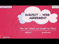 Video thumbnail for Subject-Verb Agreement | English Grammar | iken | ikenedu | ikenApp