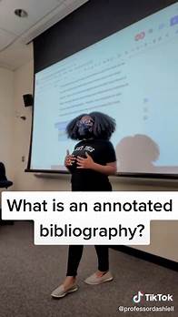 Video thumbnail for Understanding Annotated Bibliography: Tips for MLA Style Essays
