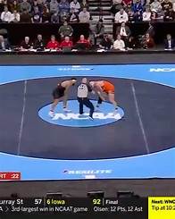 Video thumbnail for HSP Podcast on Instagram: "🚨WATCH: Wyatt Hendrickson beats Gable Steveson with a last second takedown to win the NCAA Heavyweight Championship 🤼🥇 Gable Steveson, former WWE top prospect, failed to recapture past glory in Philly last night. What once was a promising career after amateur wrestling has been nothing but failure after failure with the WWE & the NFL. Interesting to see what becomes of Gable Steveson because obviously the allure is definitely gone! #gablesteveson #ncaa #ncaawrestlin