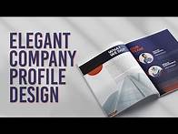 Video thumbnail for Elegant Company Profile Design #2 - Speed Art - Adobe Illustrator CC