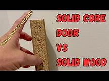 Video thumbnail for Solid Core door vs Solid Wood door and when to use them