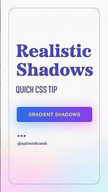 Video thumbnail for Level Up Your Web Design with Realistic Gradient Shadows in CSS