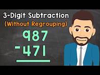 Video thumbnail for 3-Digit Subtraction Without Regrouping | Elementary Math with Mr. J