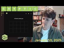 Video thumbnail for Cryptic Wordle Clue - Day 71 - A flower sprang up