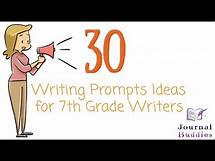Video thumbnail for 30 Writing Prompt Ideas for 7th Grade Writers
