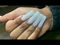 Video thumbnail for DIY Milky White Polygel Nails STEP-BY-STEP TUTORIAL