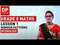 Video thumbnail for Lesson 1. Number Patterns | Maths Session for Grade 08