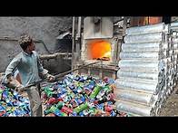 Video thumbnail for Aluminum Tin Can Recycling Process and Tour of a Wire Making Factory in Aluminium Extrusion Plant