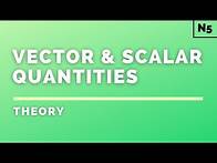 Video thumbnail for National 5 Physics | Dynamics | Vector & Scalar Quantities | THEORY
