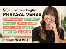 Video thumbnail for 50+ COMMON ENGLISH PHRASAL VERBS (with workbook!)