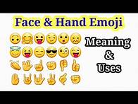 Video thumbnail for Emoji Meanings and Uses/Emoji Name and their Meaning/Emoji Ka Matlab/Hand Emoji Meaning