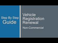 Video thumbnail for VFO Non Commercial Vehicle Registration Renewal