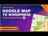 Video thumbnail for How to add Google Maps to WordPress using Elementor Pro [Easy Tutorial]
