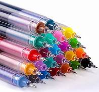 Video thumbnail for RIANCY pens gel pens fine point Colored rollerball pen smooth writing 24PCS assorted colors pen for journaling supplies sketching note taking coloring drawing office art school supplies