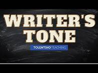 Video thumbnail for How to Determine a Writer's Tone