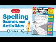 Video thumbnail for Evan-Moor's Spelling Games and Activities Workbook Grades 1-6