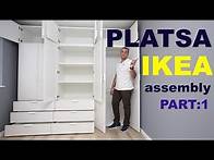 Video thumbnail for IKEA PLATSA Wardrobe Assembly/PLATSA Frames:Part:1