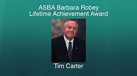 Video thumbnail for ASBA Barbara Robey Lifetime Achievement Award 2019 - Tim Carter