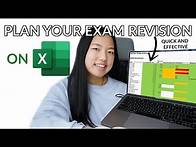 Video thumbnail for How I schedule + track my EXAM REVISION (+ free template)