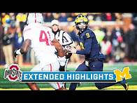 Video thumbnail for Ohio State at Michigan | Extended Highlights | Big Ten Football | Nov. 25, 2023