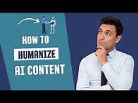 Video thumbnail for [FREE] How to Humanize AI Content Without Getting Caught!
