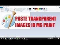 Video thumbnail for Paste Transparent Images In Microsoft Paint (MS Paint Tutorial: Remove White/Black Background)