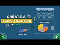 Video thumbnail for How to Create a Task Tracker in Excel