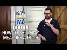 Video thumbnail for How To Properly Measure an Interior Door - Doors FAQ