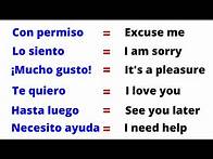 Video thumbnail for Common Spanish Phrases Every Learner Should Know. Spanish Phrases for Conversation.
