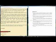 Video thumbnail for Automatic reference and citation with LaTeX and BibTeX