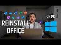 Video thumbnail for How to Reinstall Microsoft Office on PC (Windows)