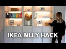 Video thumbnail for IKEA Billy Bookcase Hack | DIY Built-In Shelves